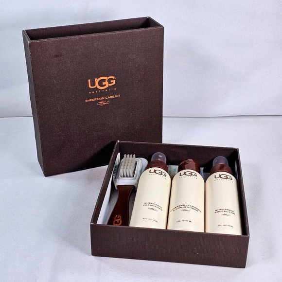 UGG Australia Other - UGG Australia Sheepskin Care Kit Cleaner Conditioner Protector Brush Set 4oz